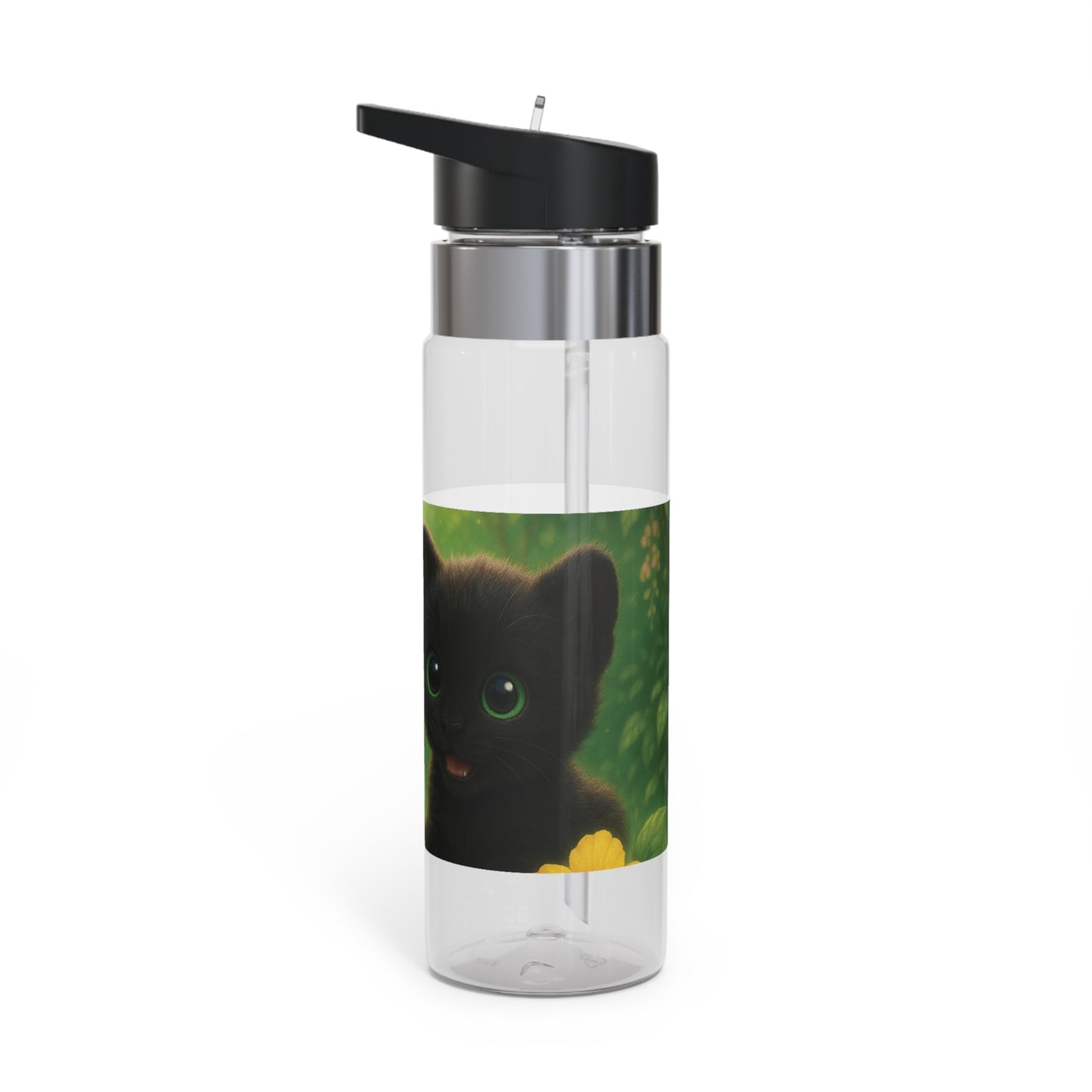 Tropical 20oz Tritan Sport Water Bottle -  Leakproof, Lightweight, BPA-Free / Baby Black Panthers