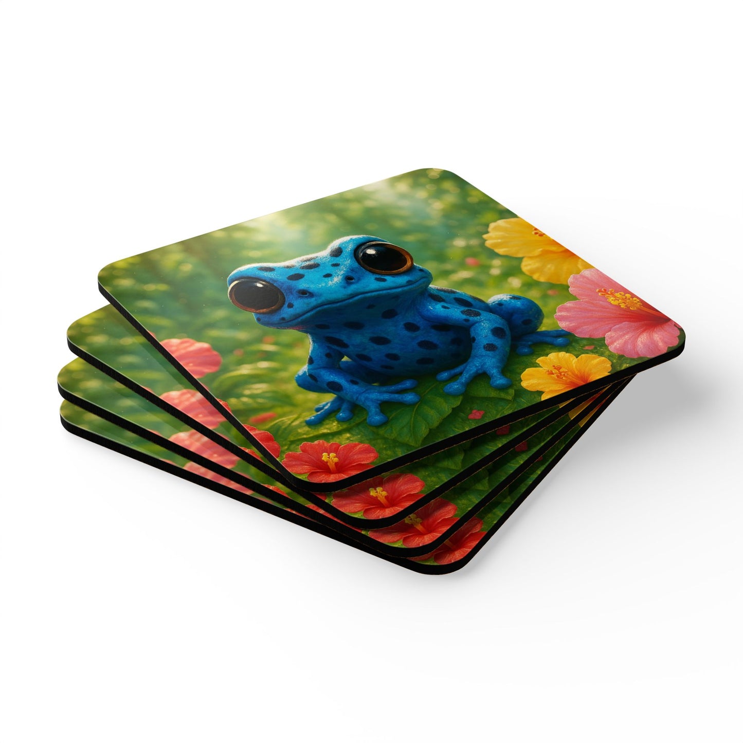 Four-piece Coaster Set - Baby Tree Frog