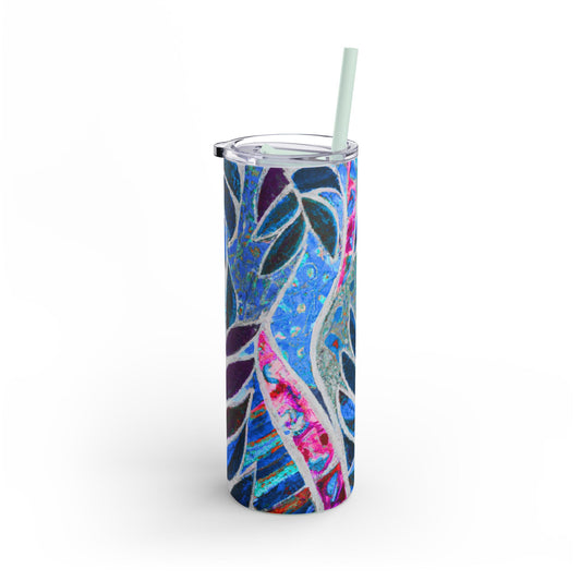 20oz Matte Tumbler, 7 Colors - Stylish Travel Cup - Amaon Whimsy, Blue