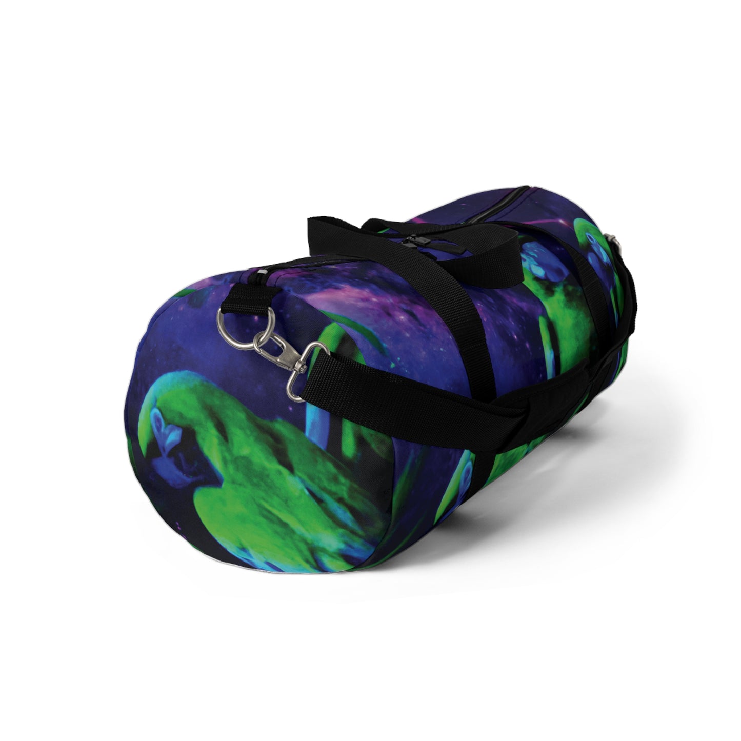 Tropical Rainforest Duffel Bag - Perfect for Travel and Gym / Galactic Parrots