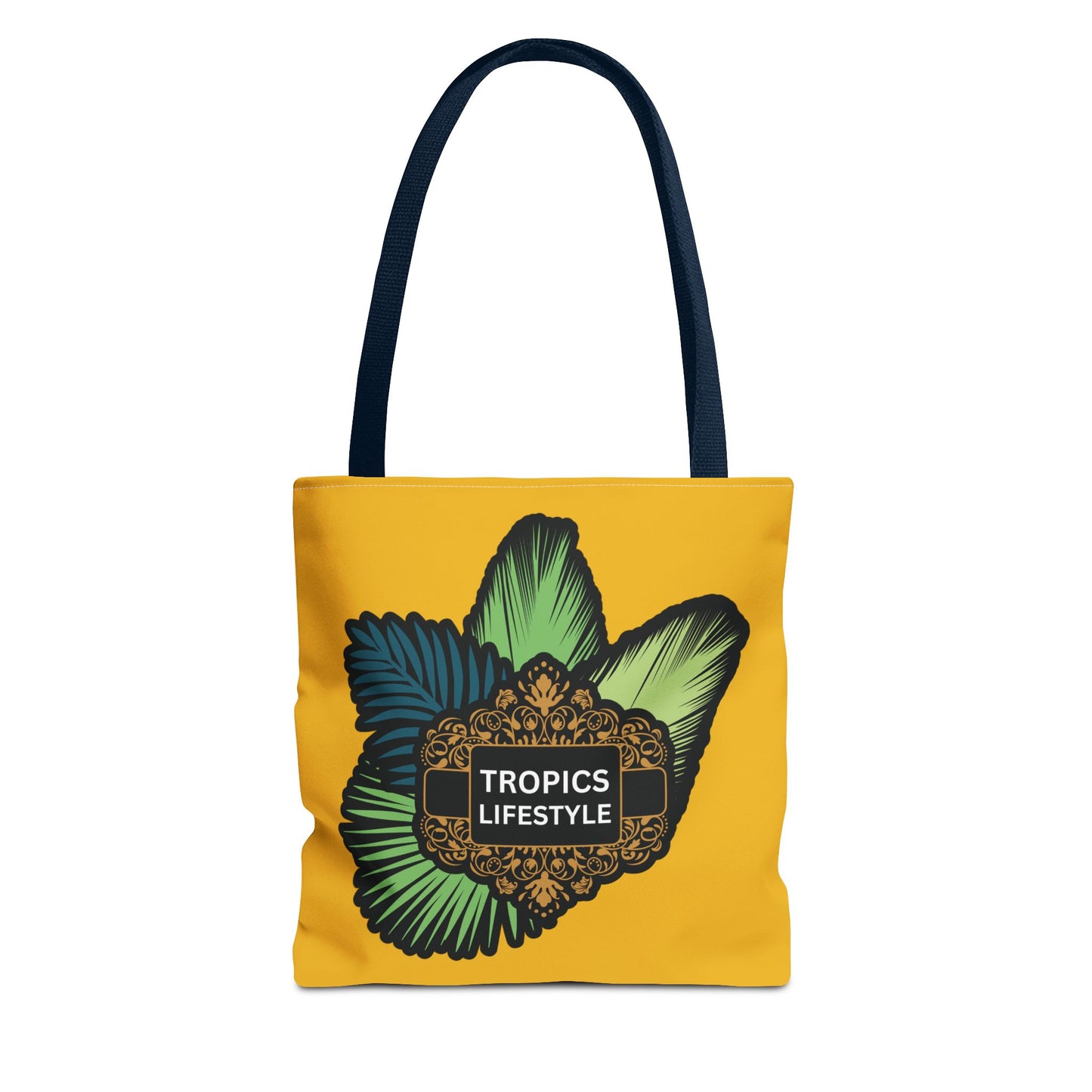 Elegant Tropics Lifestyle Logo Tote Bag - 3 Sizes, Yellow