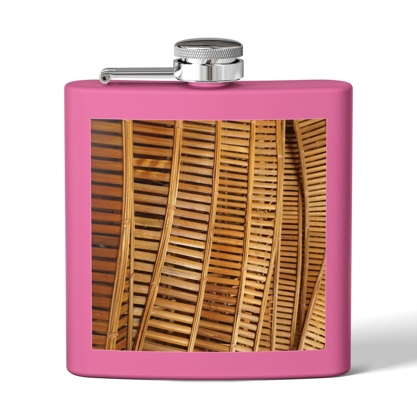 Tropical Stainless Steel 6 oz. Flask, Many Colors  – Natural Bamboo Flow