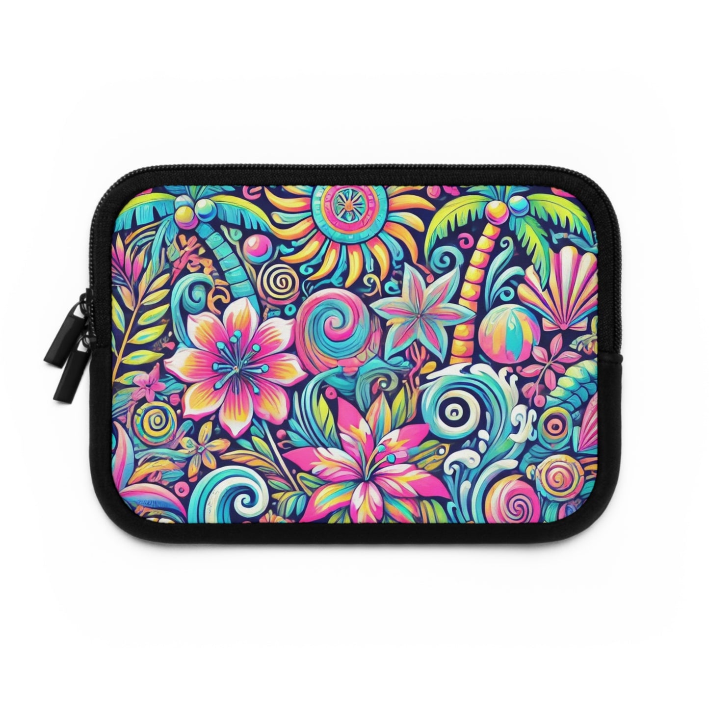 Tropical Laptop Sleeve, 5 Sizes - Perfect for Floral Lovers & Students / Happy Tropics