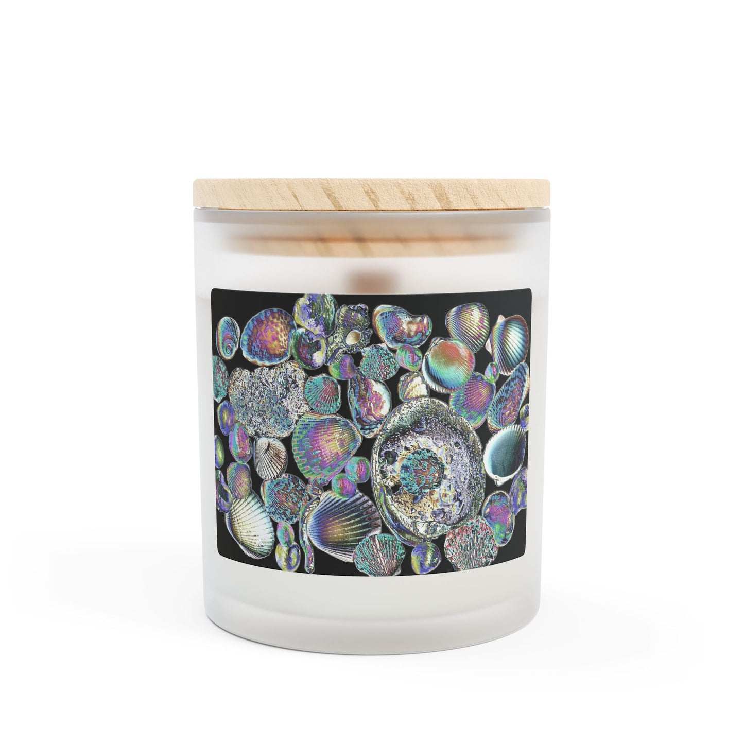 Frosted Glass Candle, 11oz - Heatwave Shell Collection