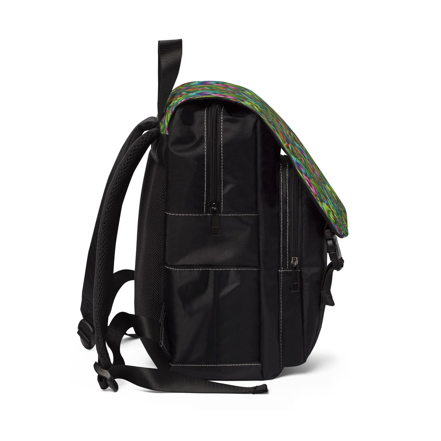 Rainforest Blooms Casual Backpack - Perfect for Everyday Adventures