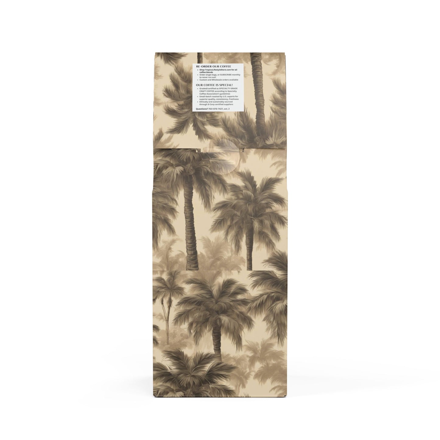 Beach Sunrise Blend™ (Light Roast) Specialty Grade Craft Coffee / Lisa's Fluffy Palms