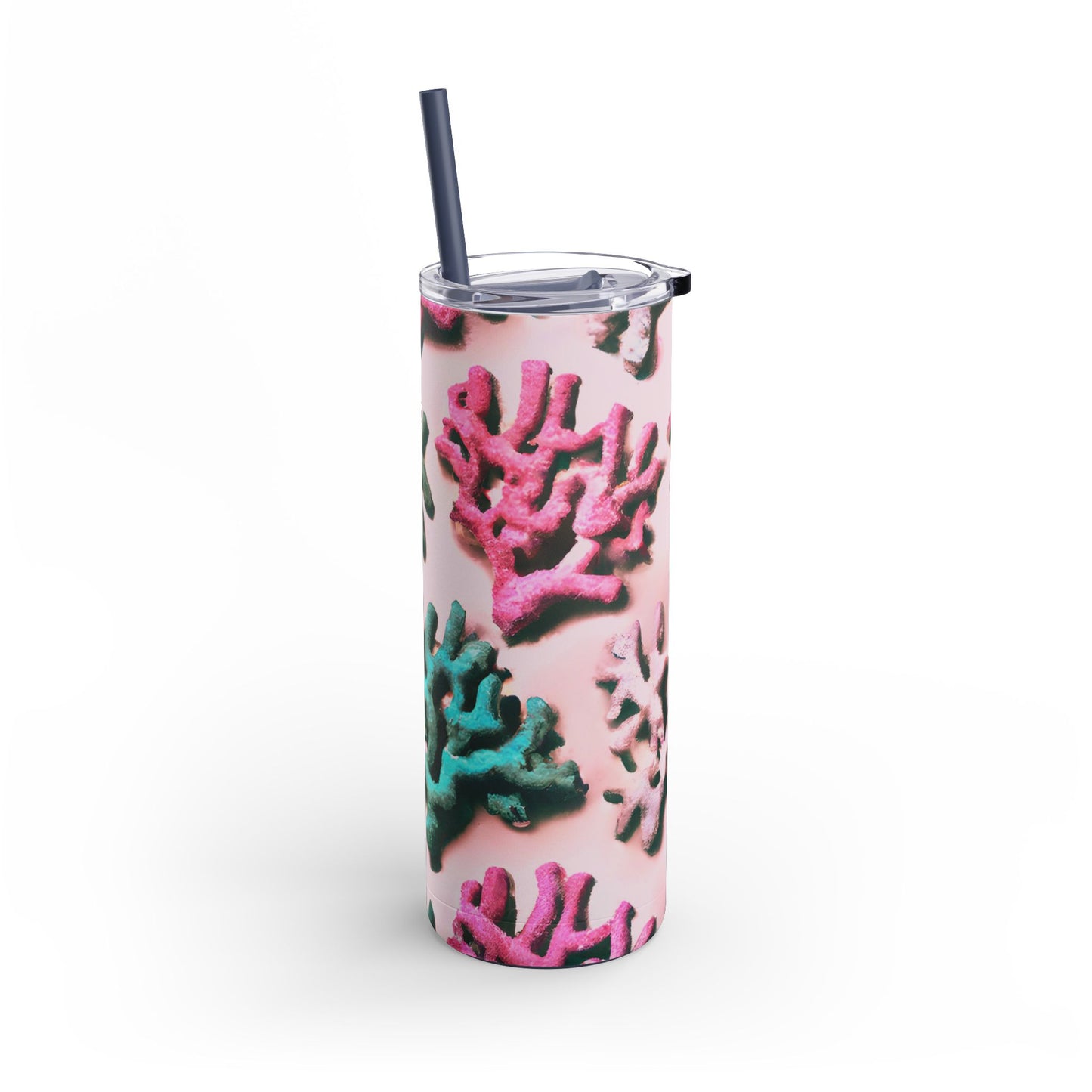 20oz Matte Tumbler, 7 Colors - Stylish Travel Cup - Corals Pink