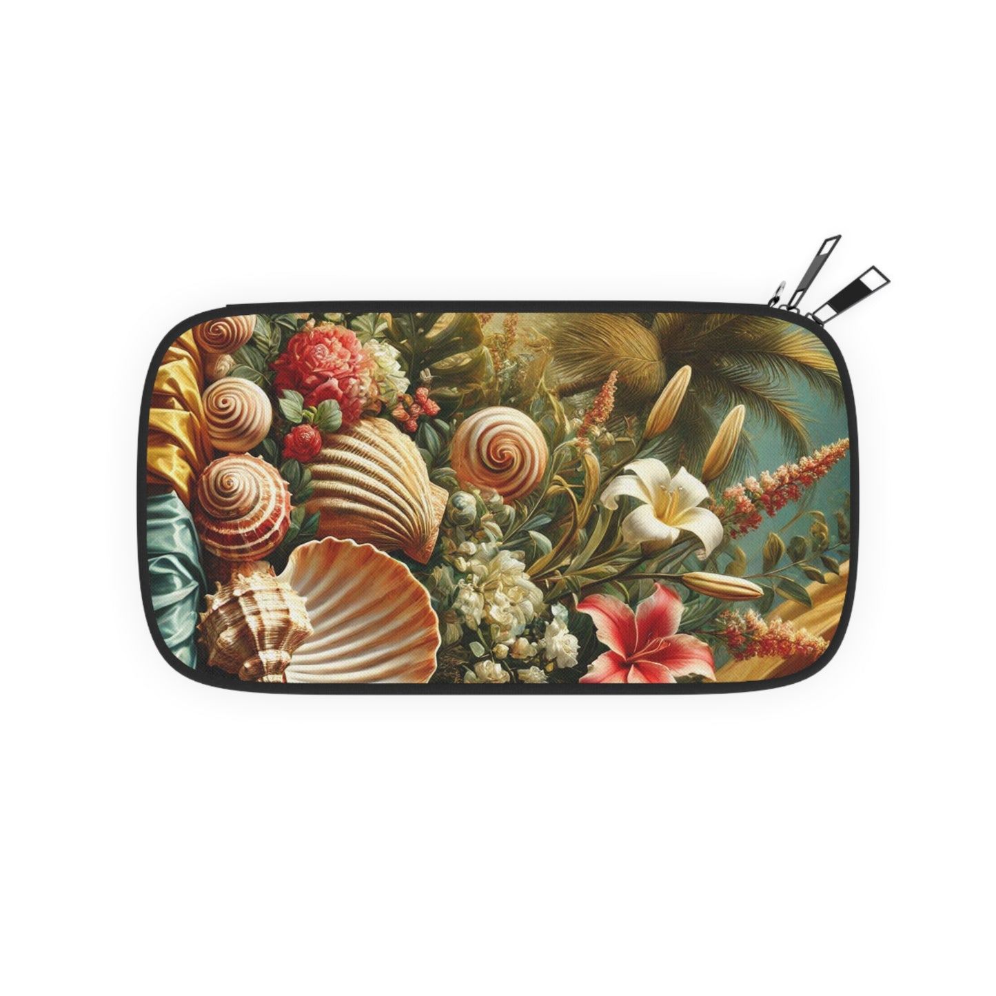 Passport Wallet – Perfect for Travelers & Adventurers / Shells and Flowers