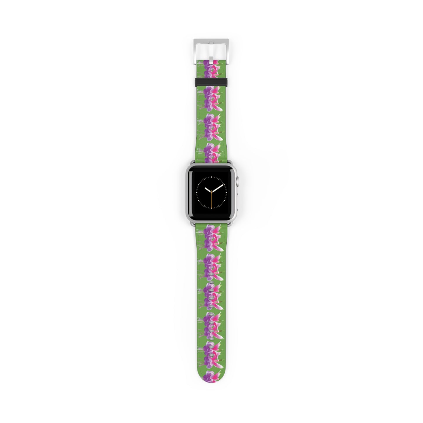 Apple Watch Band - Two Fuchsias, green