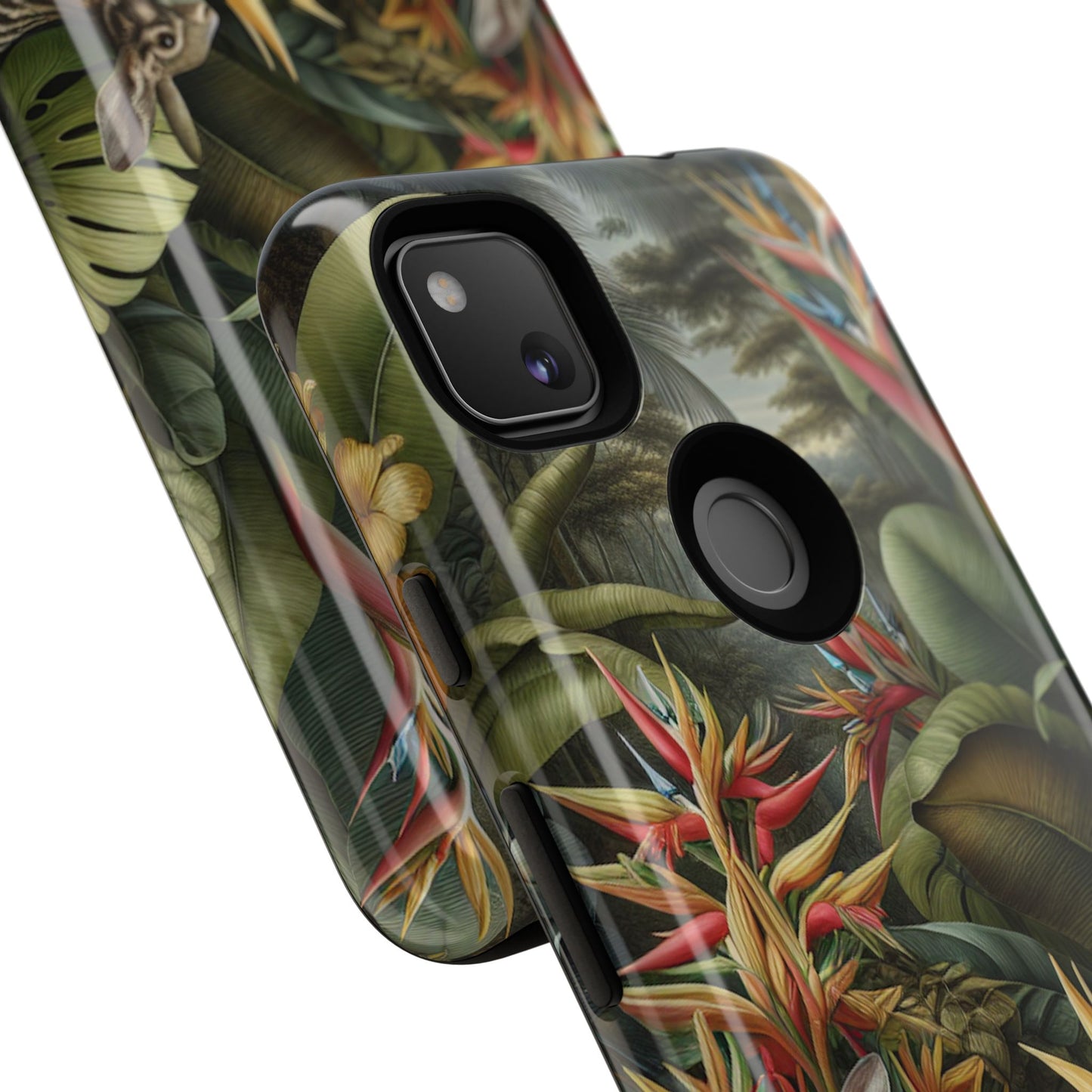 Rainforest Rabbit Outing Phone Case - Tough Cases with Summer Vibe