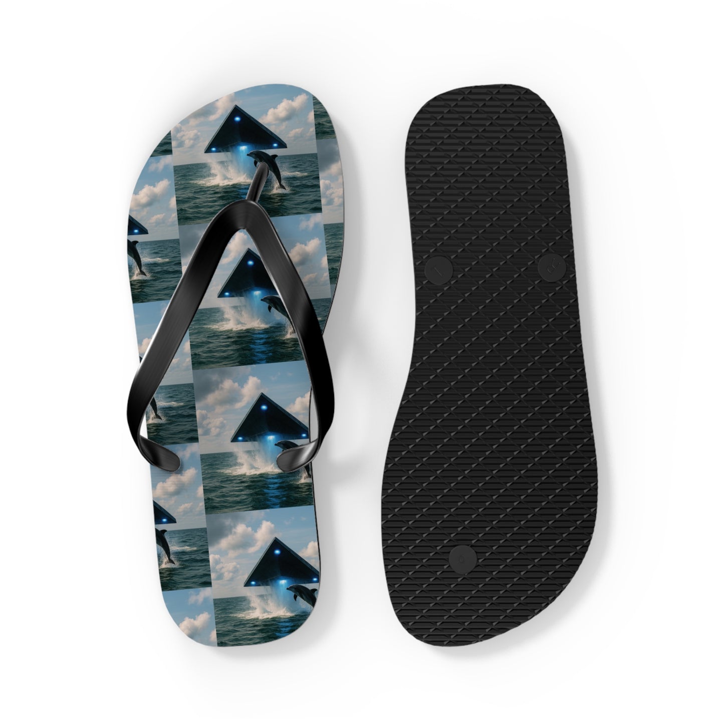 Flip Flops - UFO and Dolphin