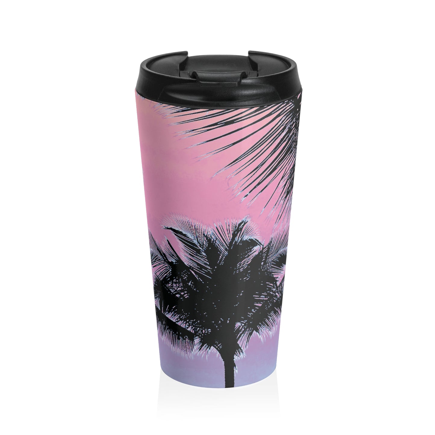 15 oz. Stainless Steel Travel Mug / Palm Glow Pastels