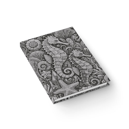 Seahorses/Noir Pop Journal - 5" x 7"