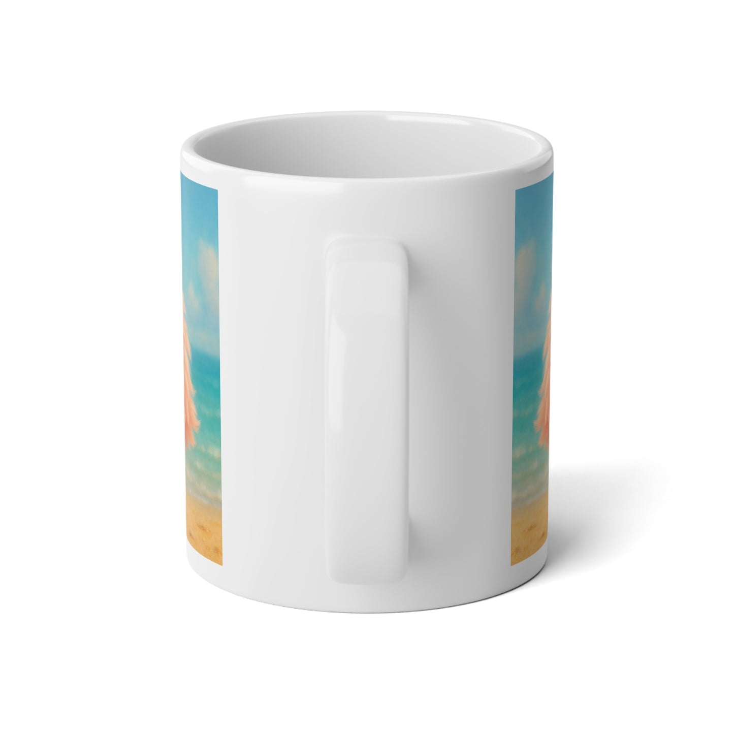 Jumbo Mug, 20oz, Baby Flamingo | Tropical Coffee Cup