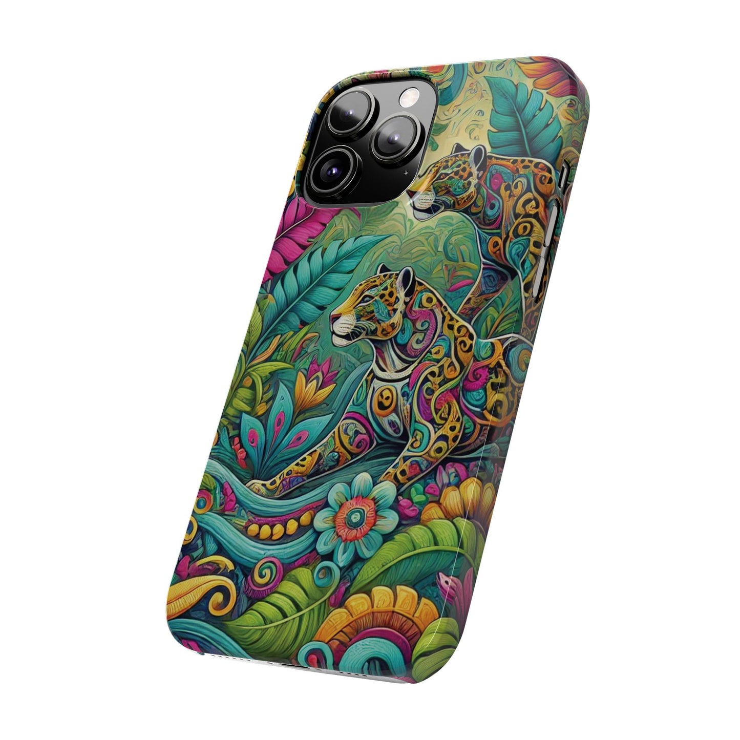 Slim Phone Cases - Jaguar Pop