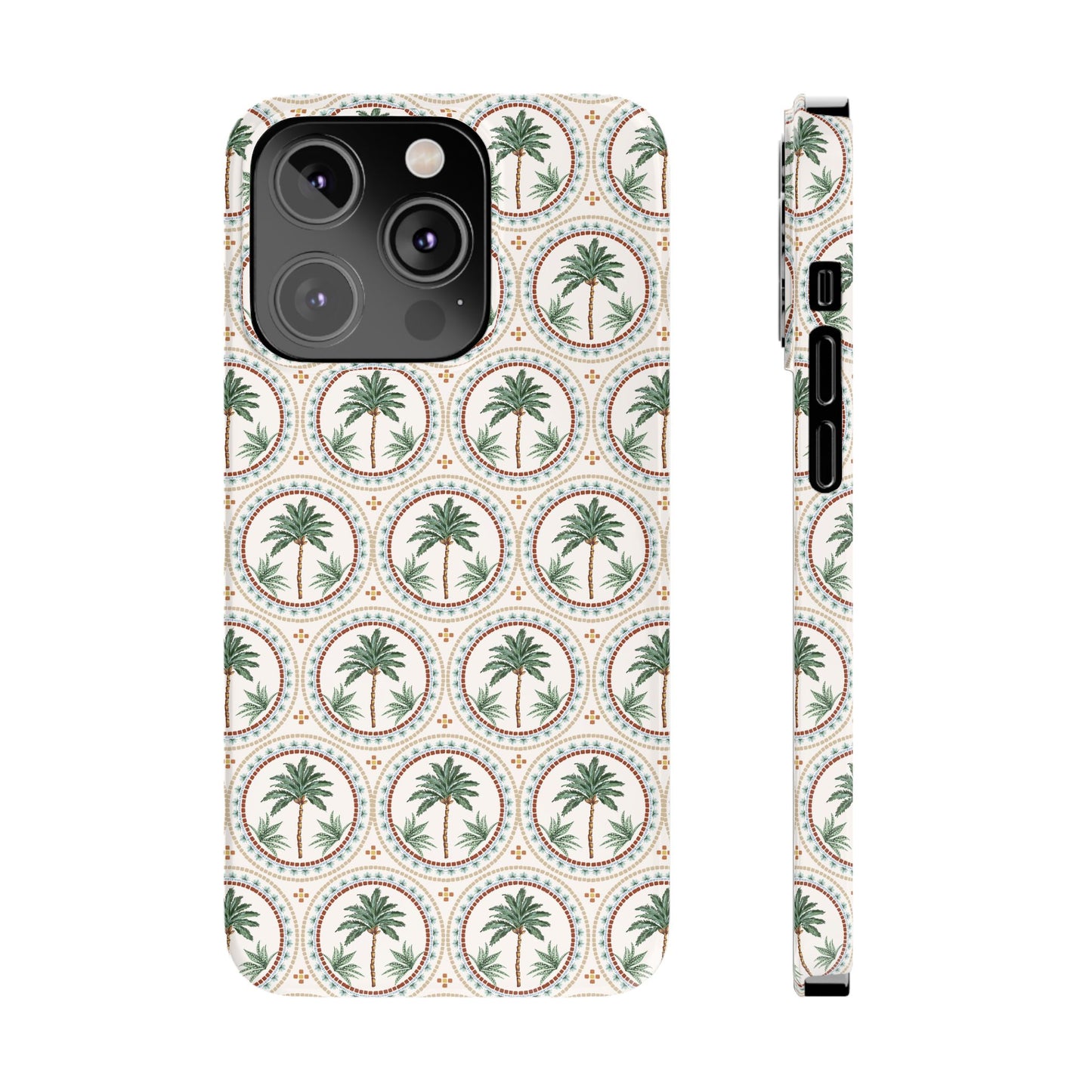 Slim Phone Cases - Mosaic Palm Tree