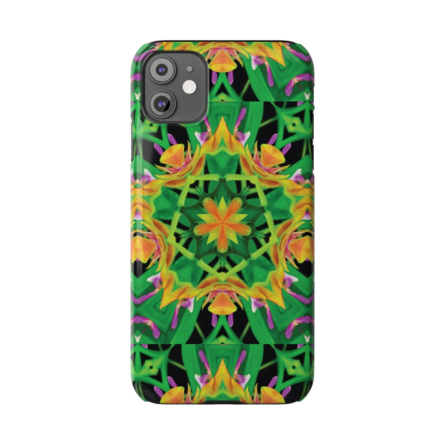 Slim Phone Cases - Orchid Kaleidoscope #2