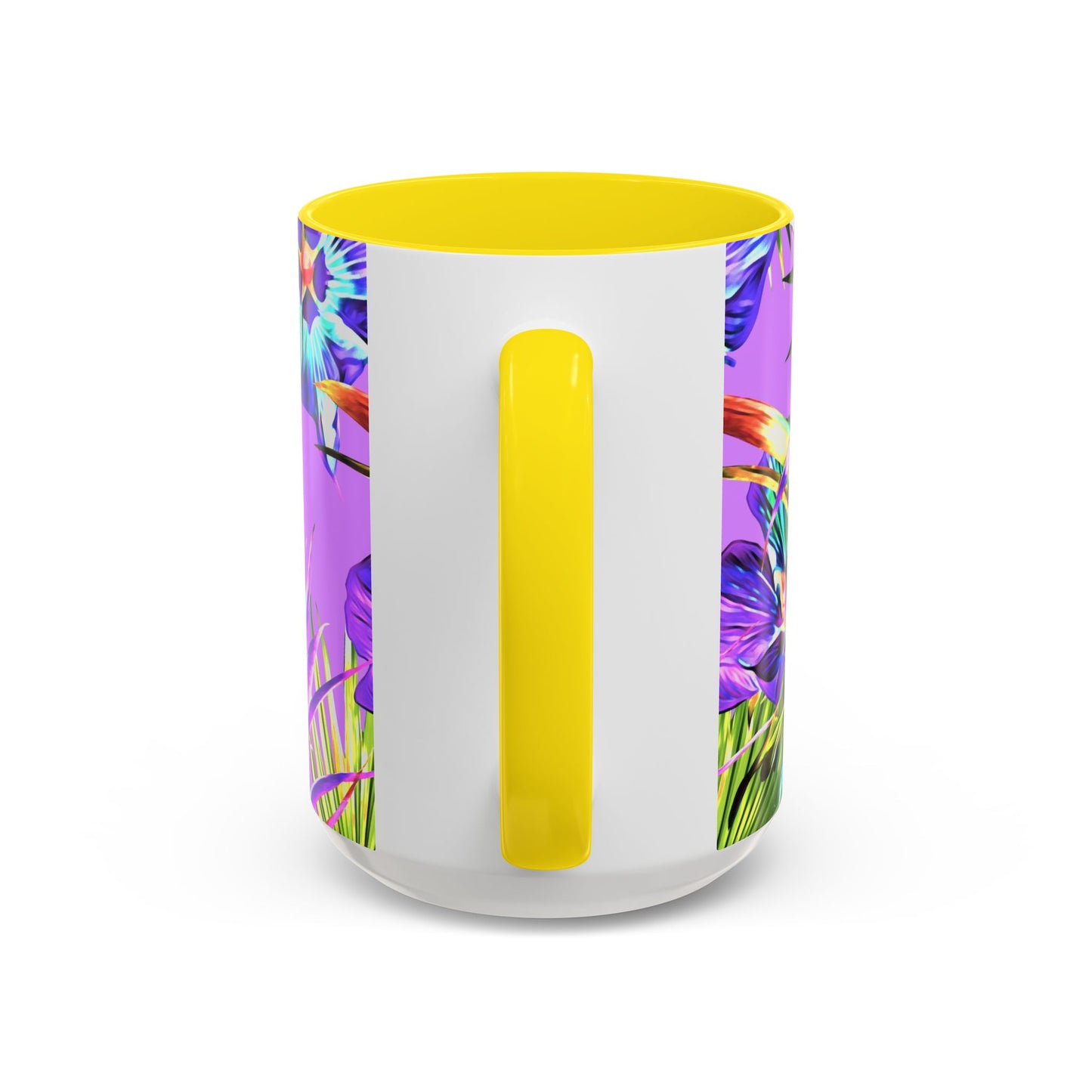 Accent Coffee Mug (11, 15oz), Plant Palooza, purple / Various Colors