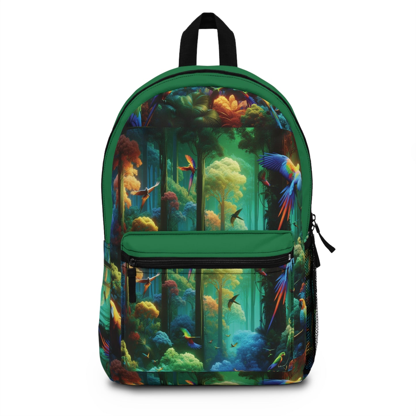 Tropical Backpack  / Rainforest Flight School, Dark Green