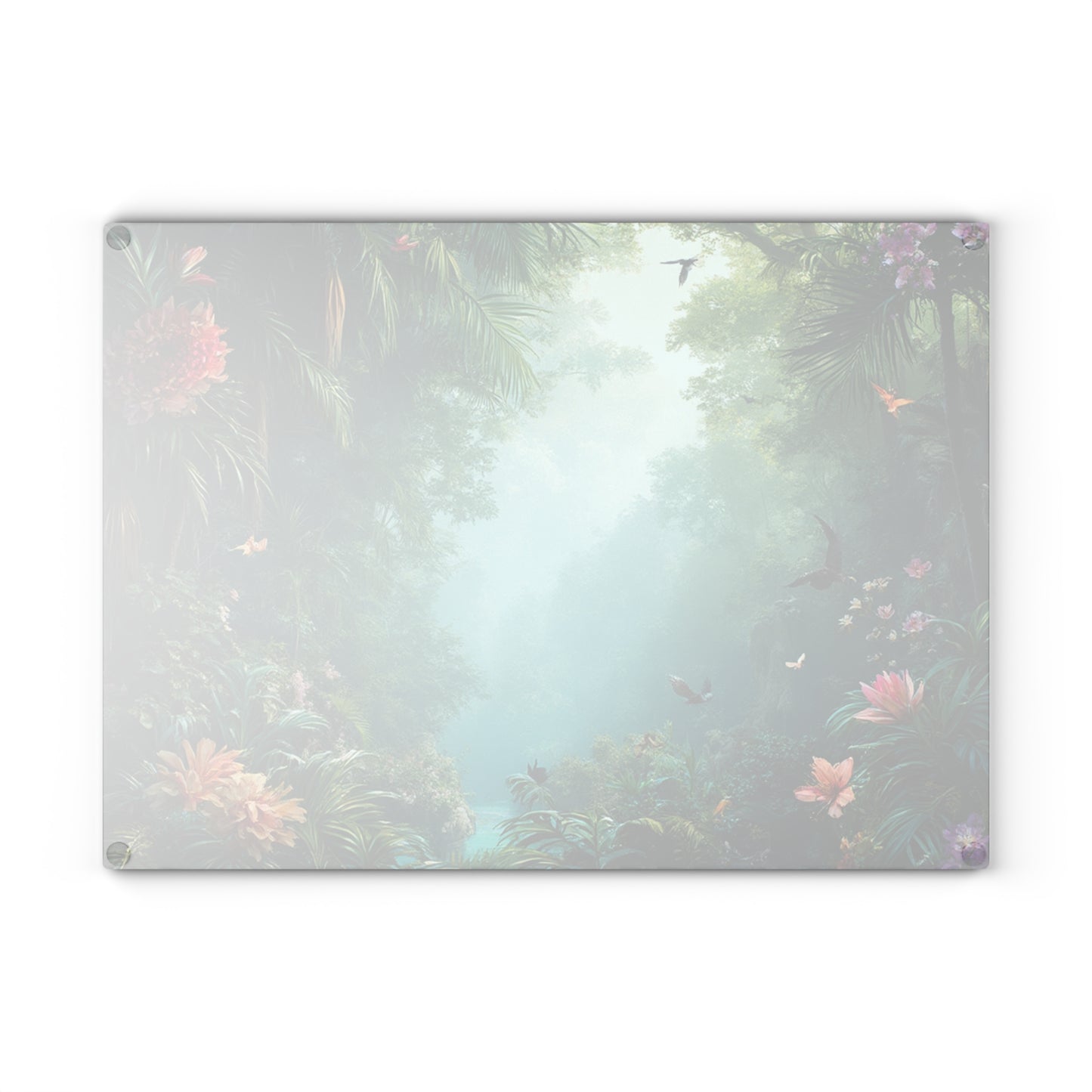 Glass Cutting Board, 2 sizes - Another Day in Paradise