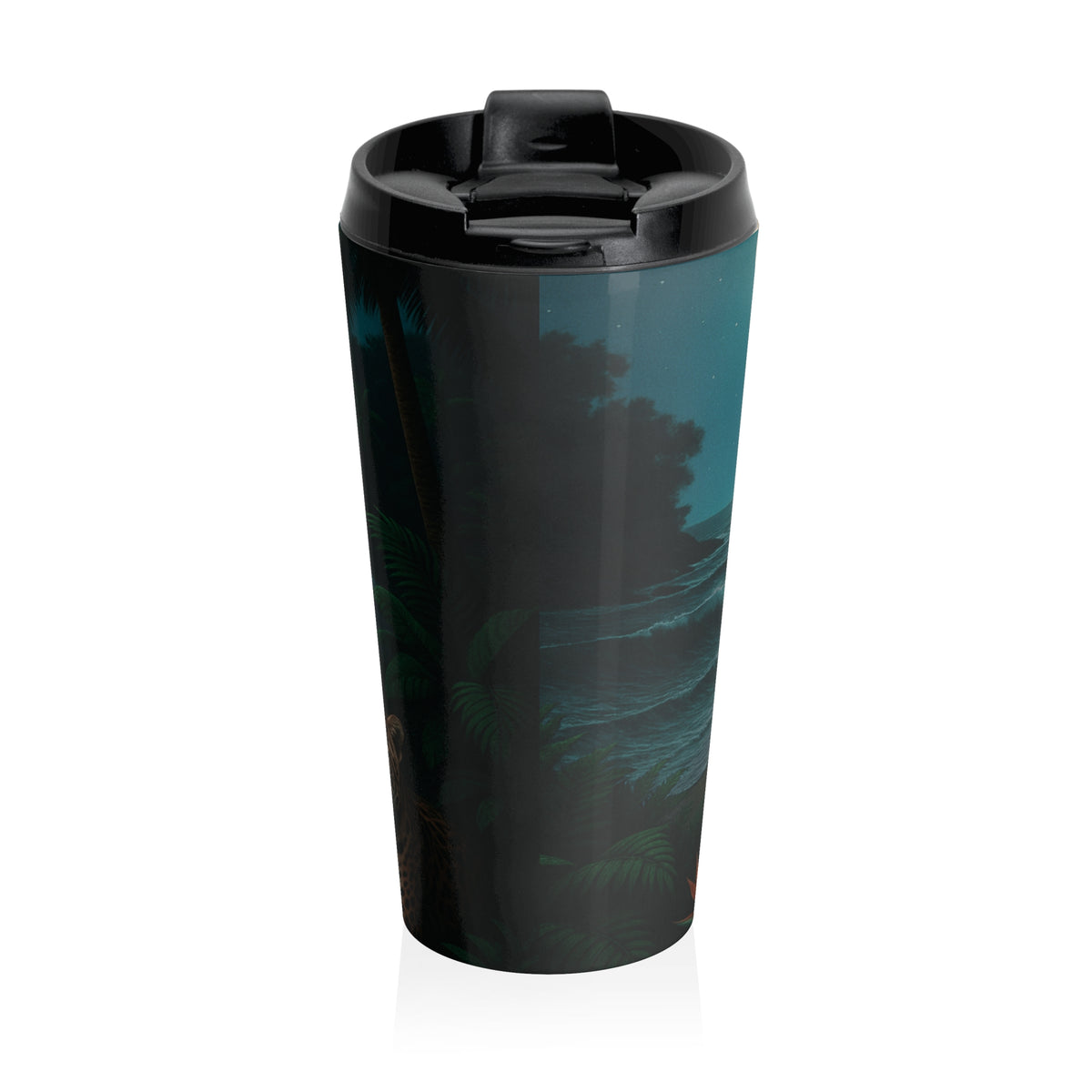 15 oz. Stainless Steel Travel Mug / Midnight Surf Patrol