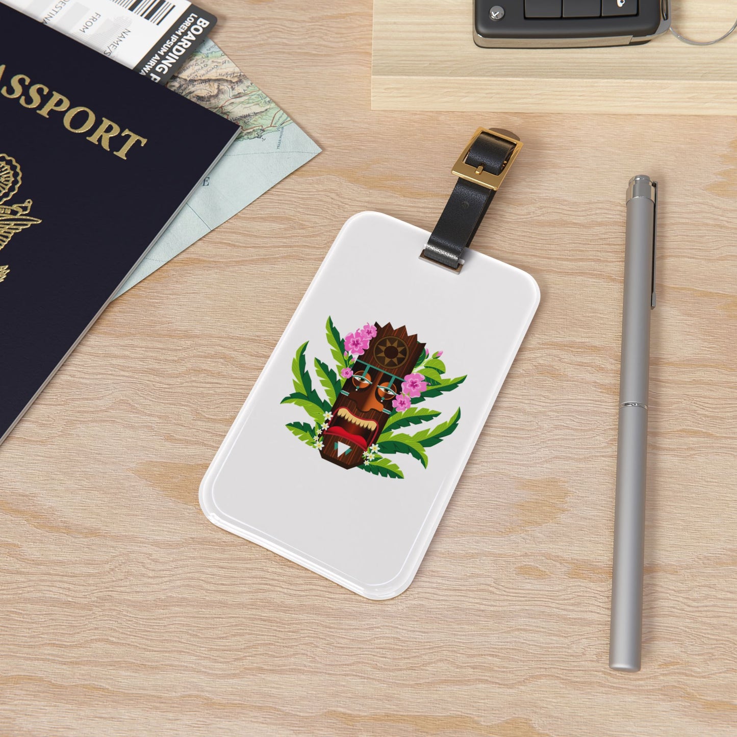 Luggage Tag - Tiki Boss Nani