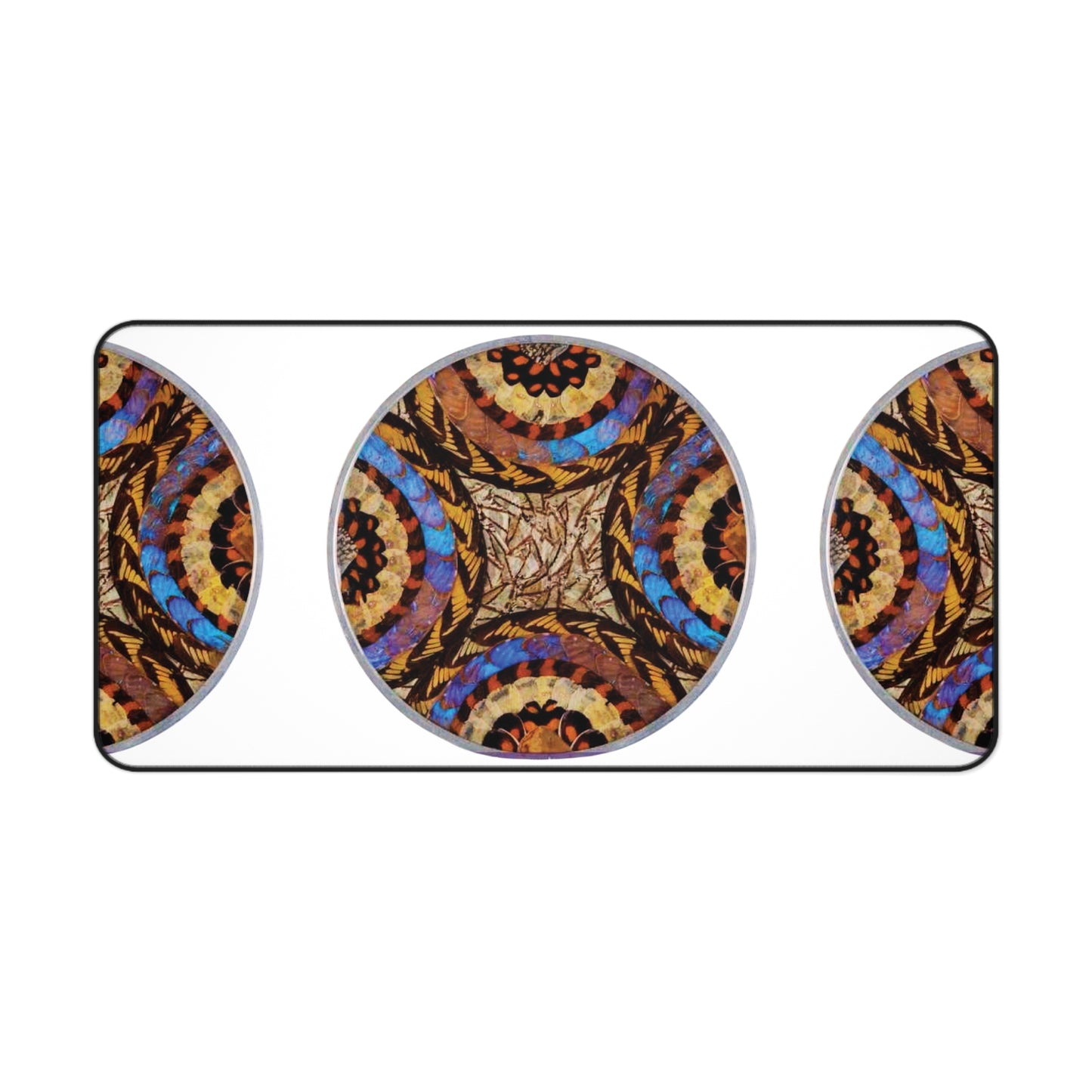 Tropical Mouse Pad/Desk Mat, 3 Sizes - Rainforest Design, Perfect for Home Office / Real Butterfly Wing Art