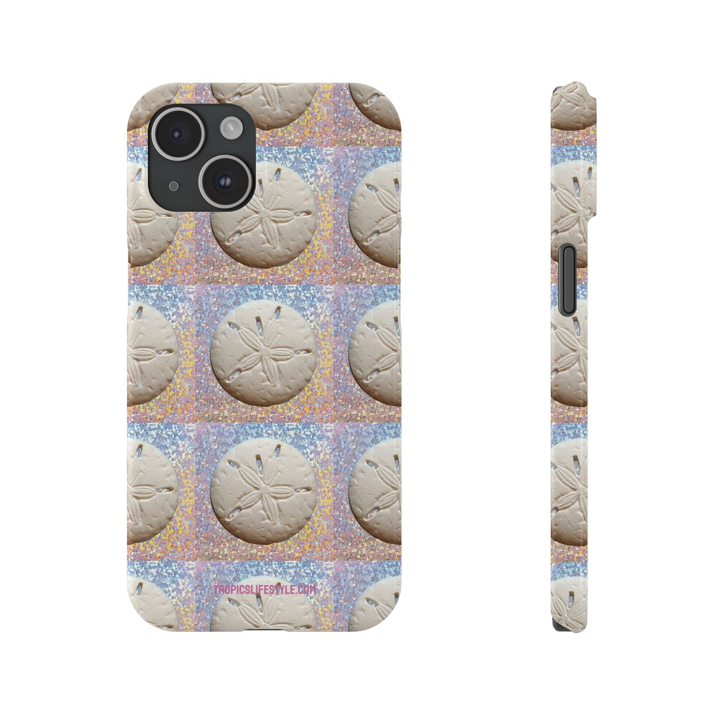 Slim Phone Cases - Disco Sand Dollar