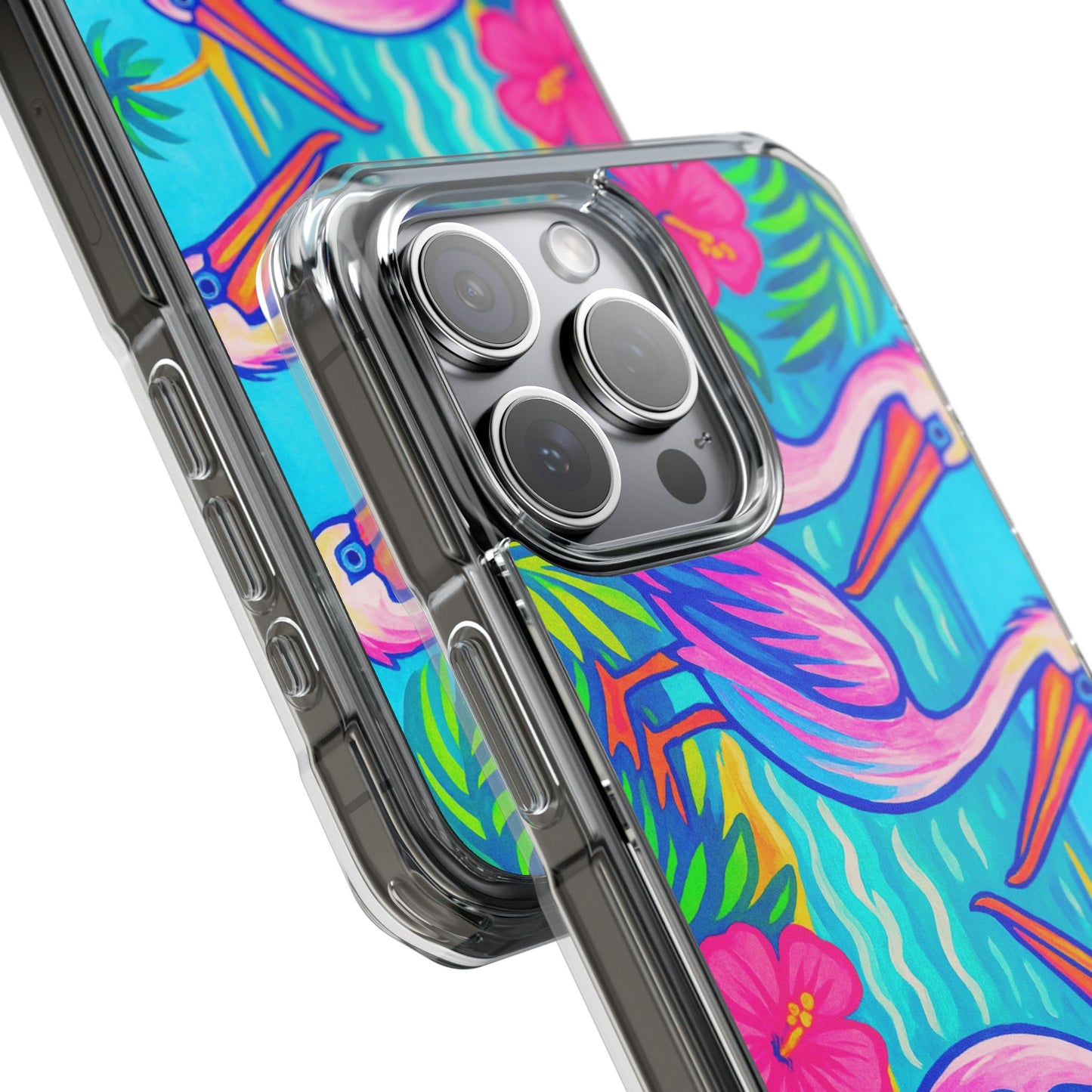 Beach Pelican Party Magnetic Clear Phone Case, Many Models