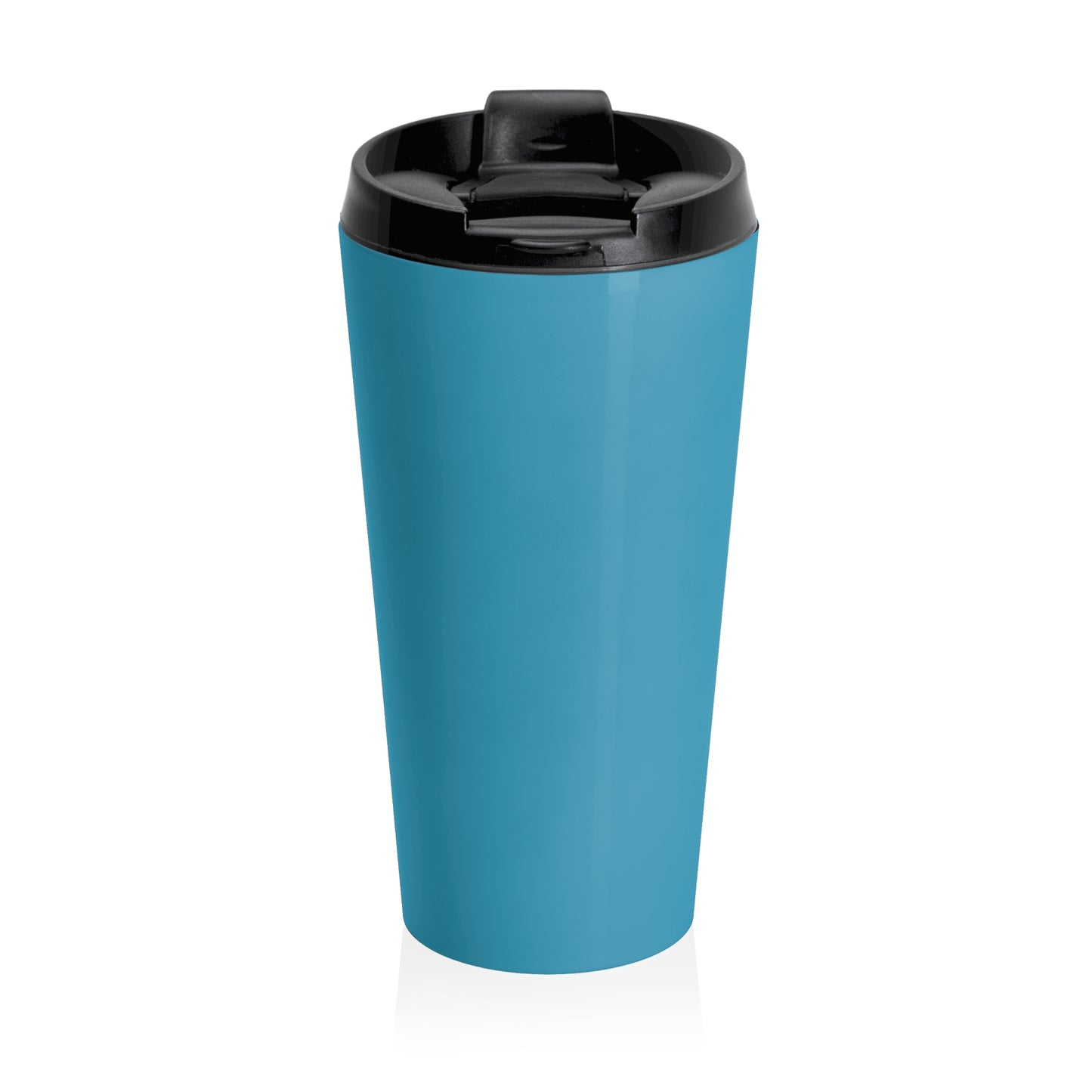 15 oz. Stainless Steel Travel Mug / Parrot & Friends, Turquoise
