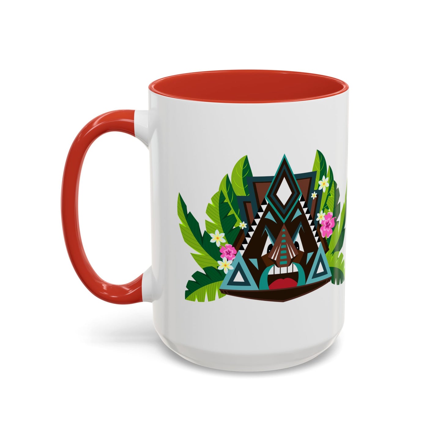 Accent Coffee Mug (11, 15oz), 8 Colors - Tiki Boss Kai