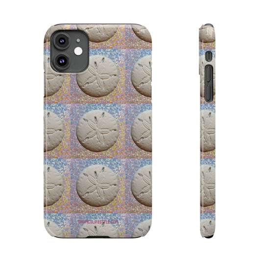 Slim Phone Cases - Disco Sand Dollar