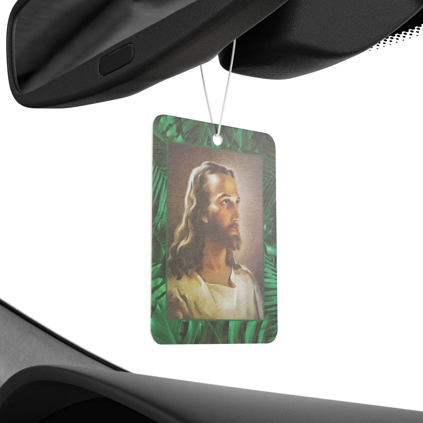 Car Air Freshener - Tropical Head of Christ, Religious