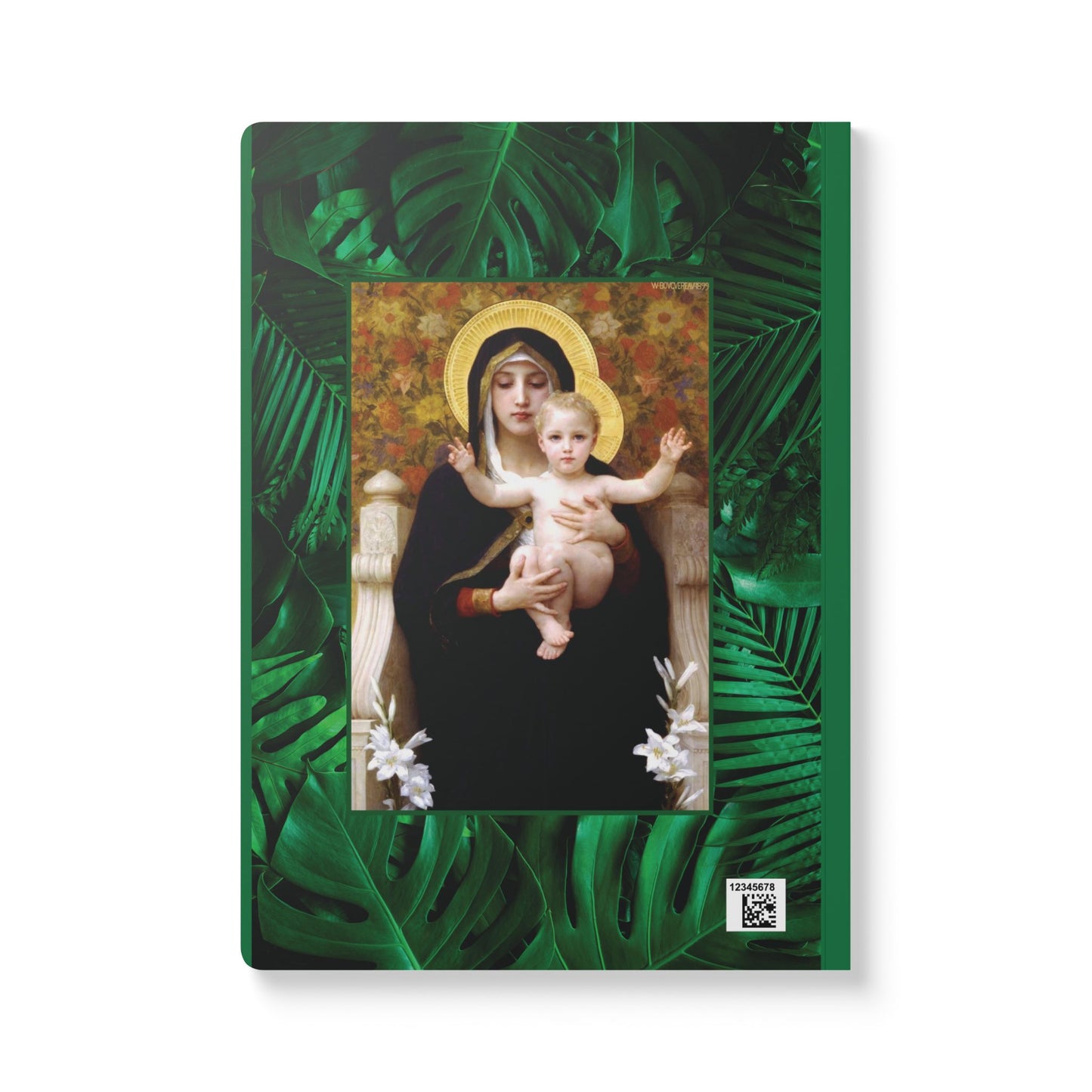 Religious Softcover Journal - Tropical Rainforest Madonna of Lilies