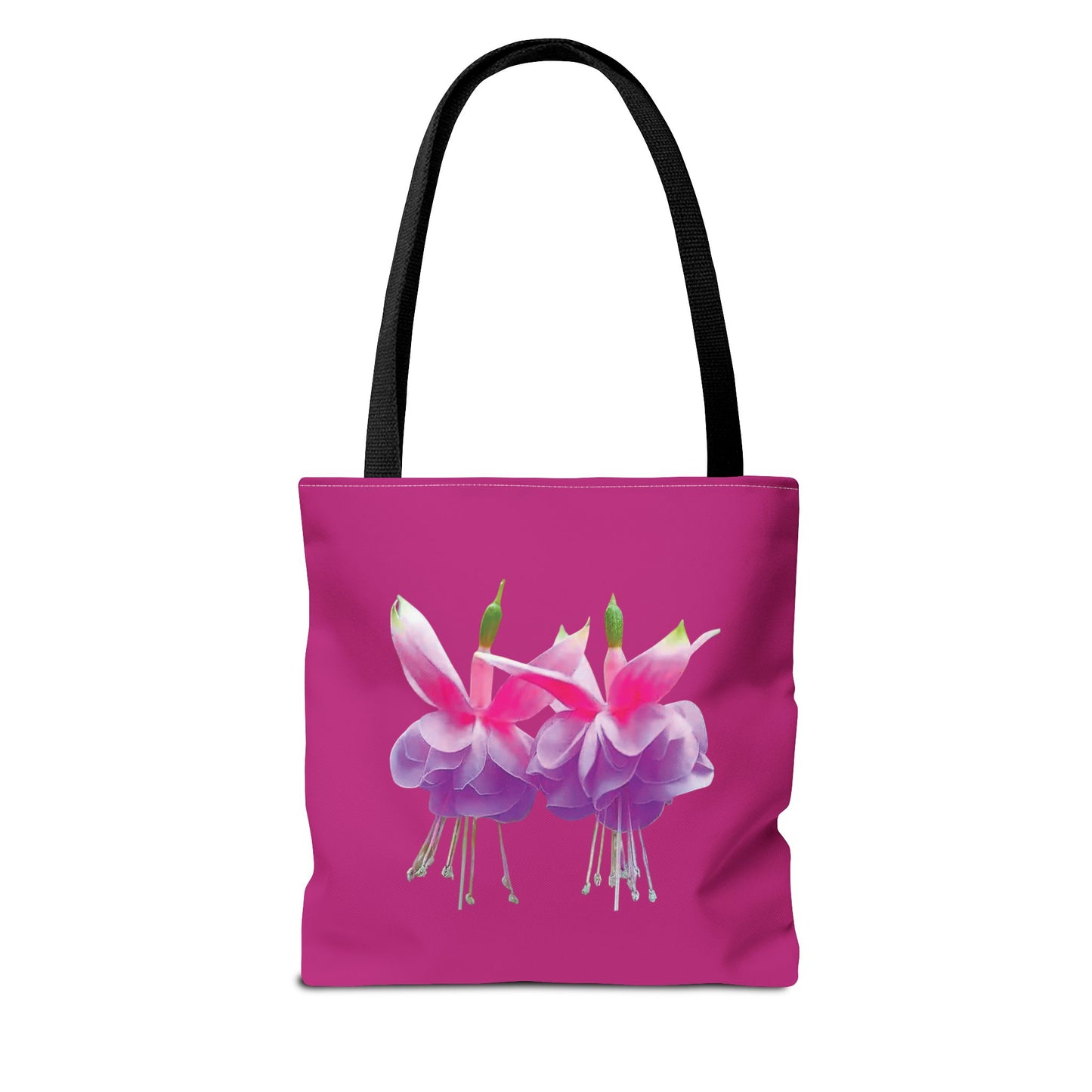 Tropical Real Two Fuchsias/Pink Tote Bag - 3 Sizes