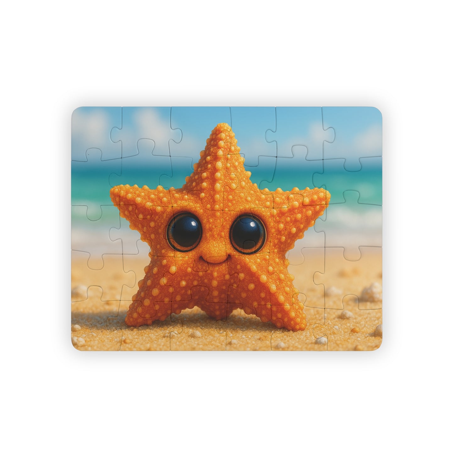 Tropical Paradise Kids' Puzzle - 30-Piece Puzzle for Fun and Learning / Baby Starfish
