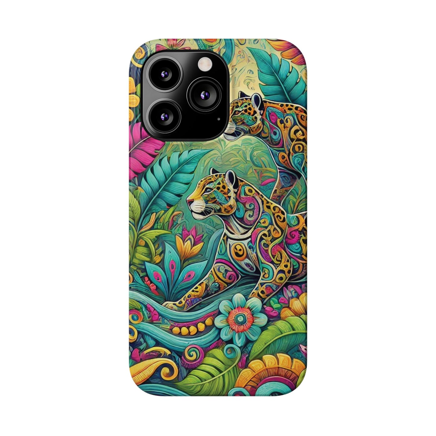 Slim Phone Cases - Jaguar Pop