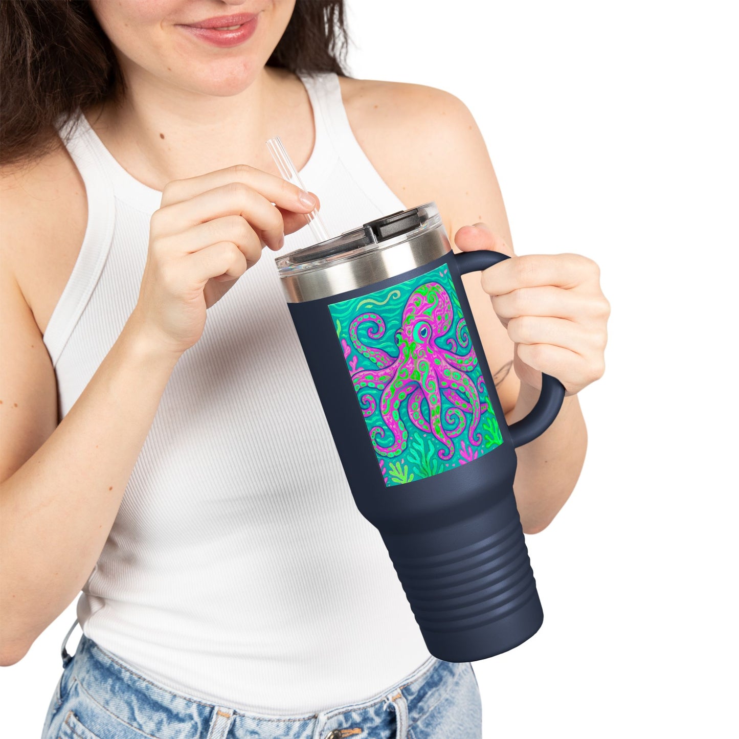 Kraken Joe/Gamma Insulated Travel Mug - 40oz - Perfect for Outdoor Adventures