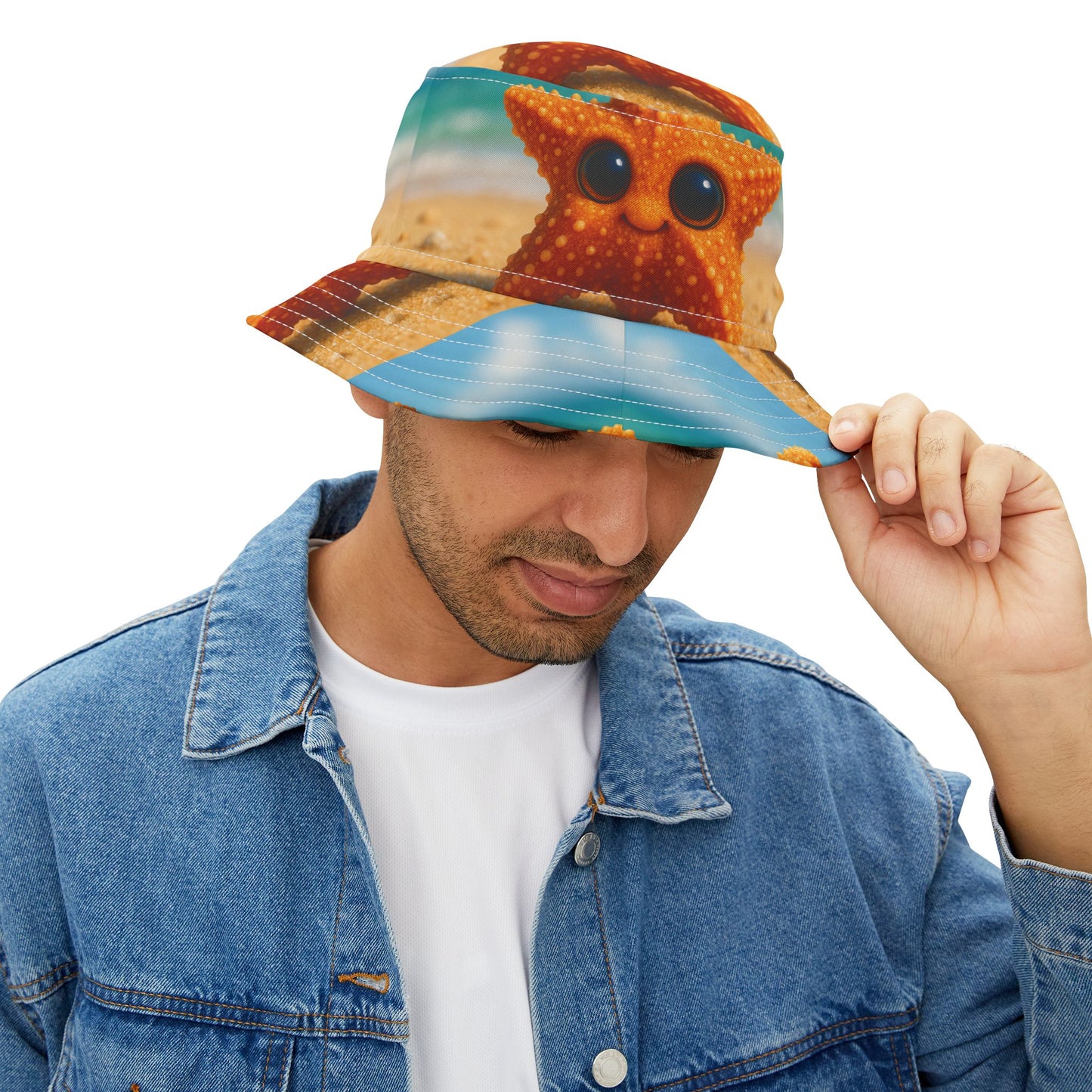 Tropical Polyester Bucket Hat, 2 Sizes - Baby Starfish