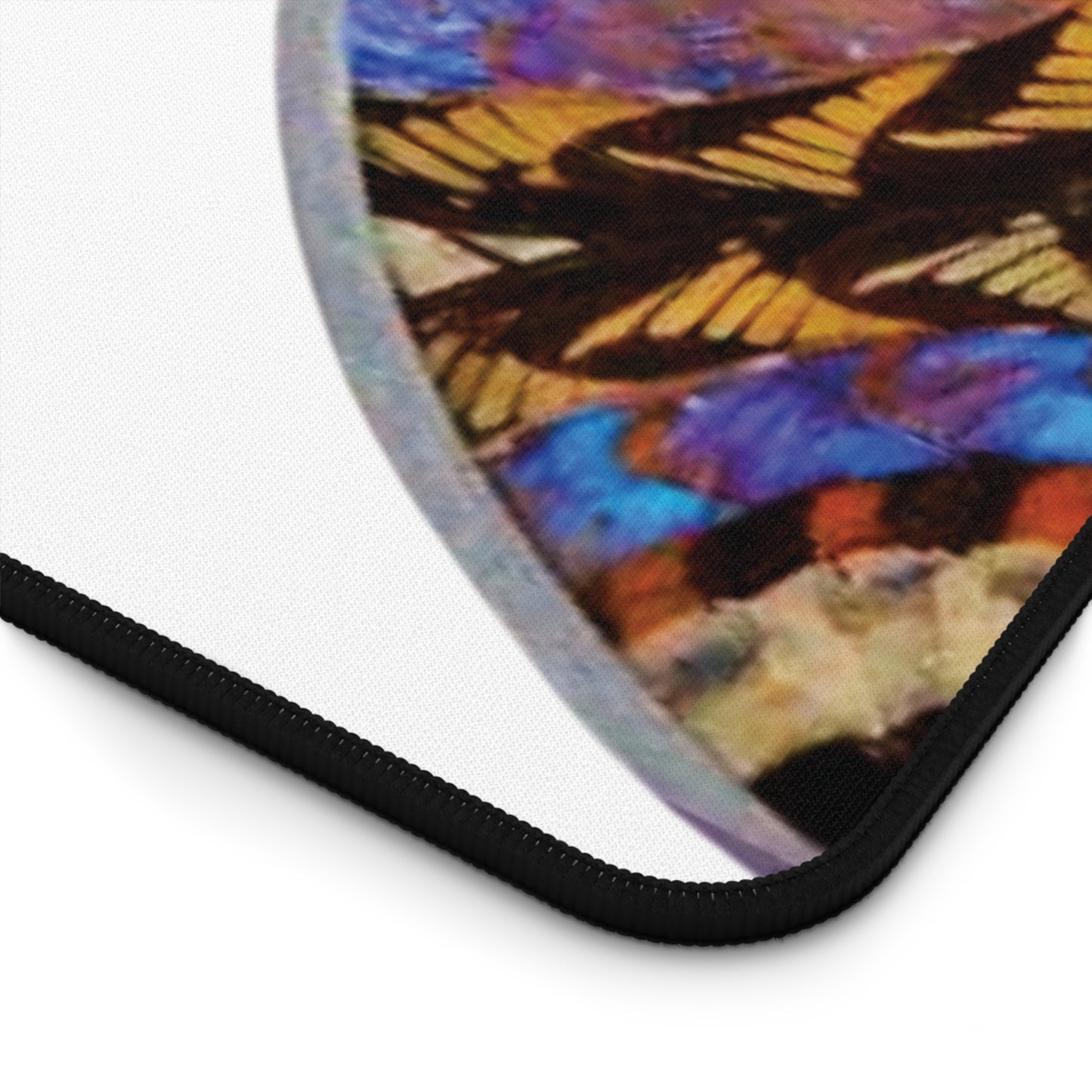 Tropical Mouse Pad/Desk Mat, 3 Sizes - Rainforest Design, Perfect for Home Office / Real Butterfly Wing Art