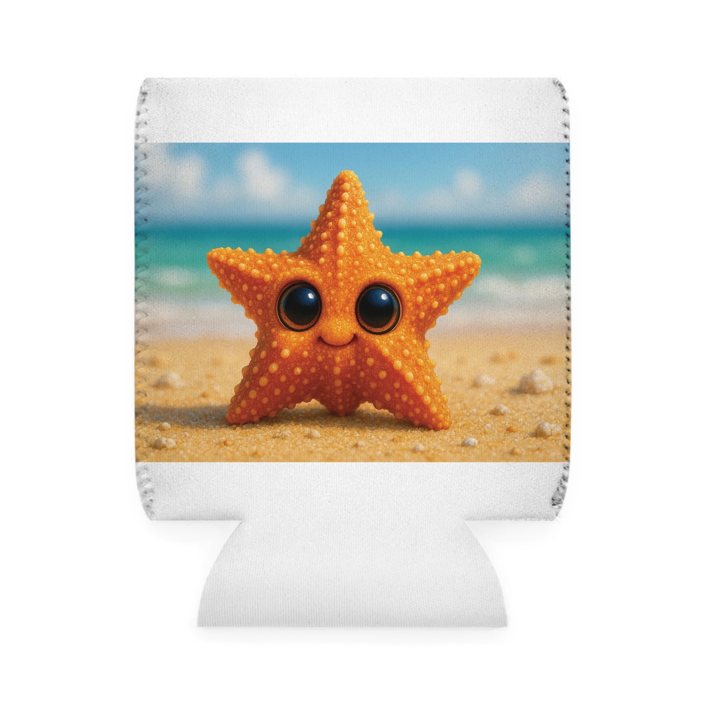 Baby Starfish Can Cooler Sleeve - Perfect for Outdoor Picnics