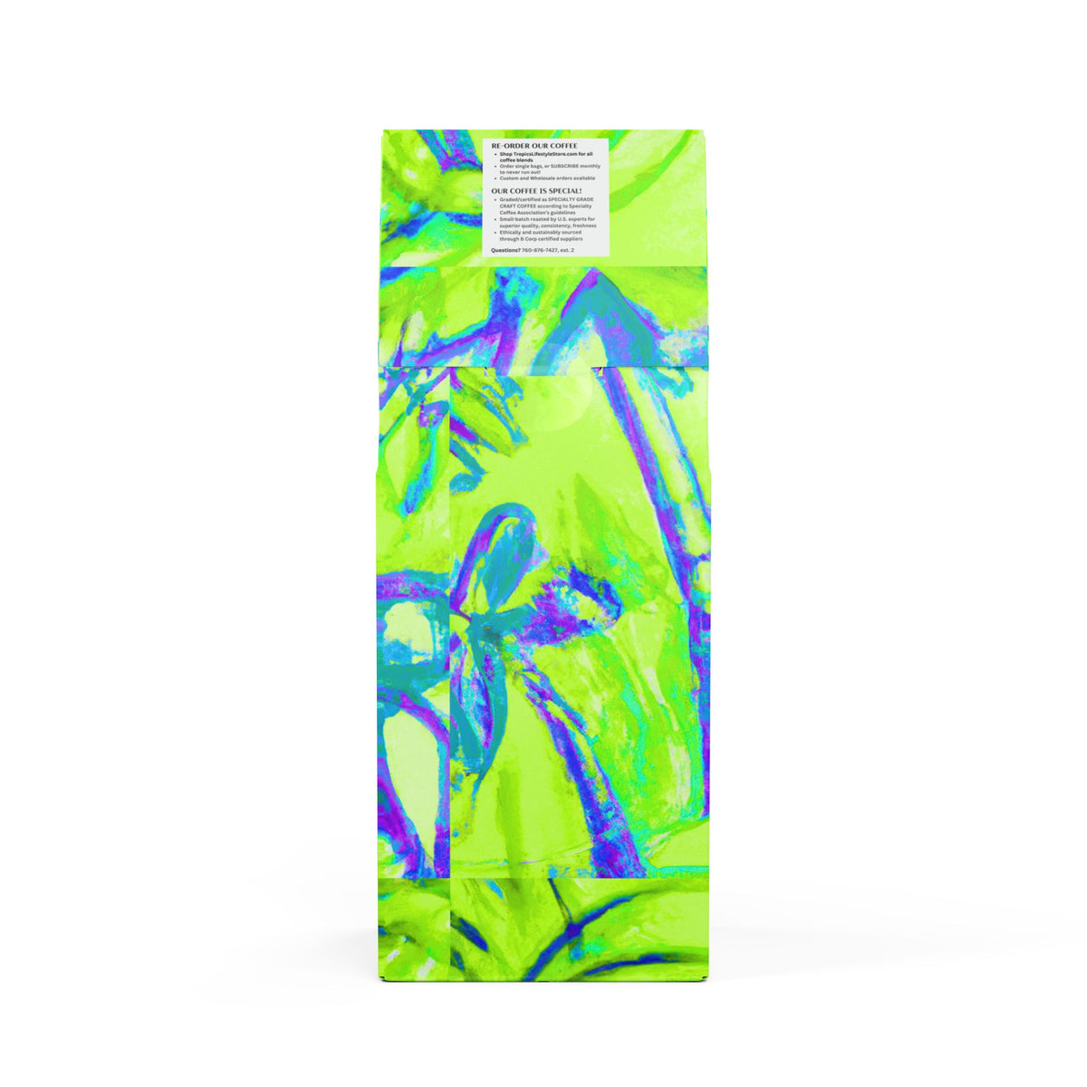 Golden Sands Single Origin™ Coffee (Light-Medium Roast) Specialty Grade / Tropical Doodles, Lime