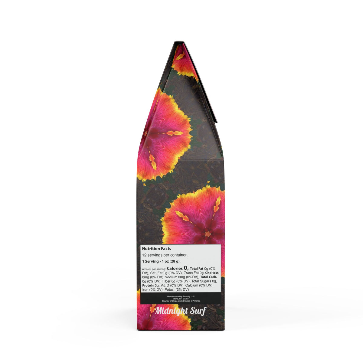 Midnight Surf Blend™ (Medium-Dark Roast) Specialty Grade Craft Coffee / Hibiscus Kaleido