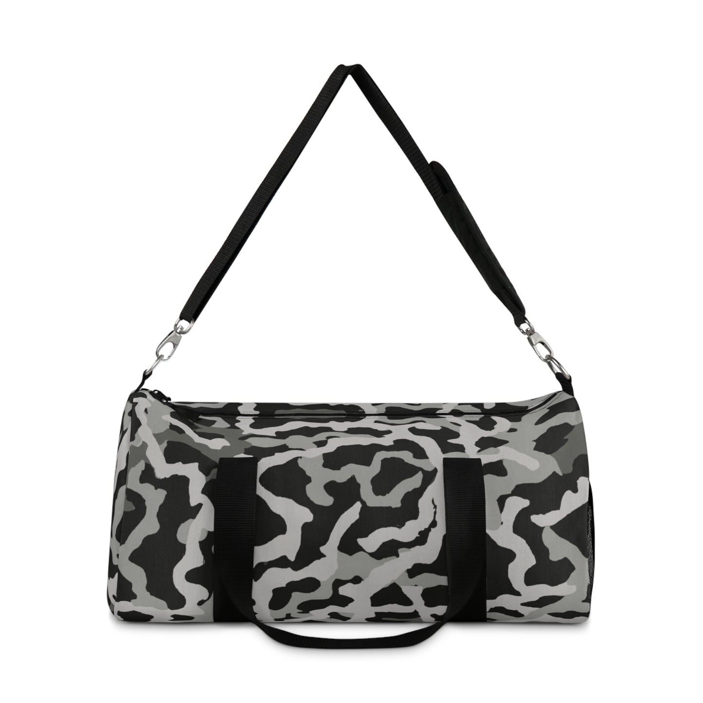 Tropical Duffel Bag - Perfect for Travel and Gym / Coral Threads, Noir