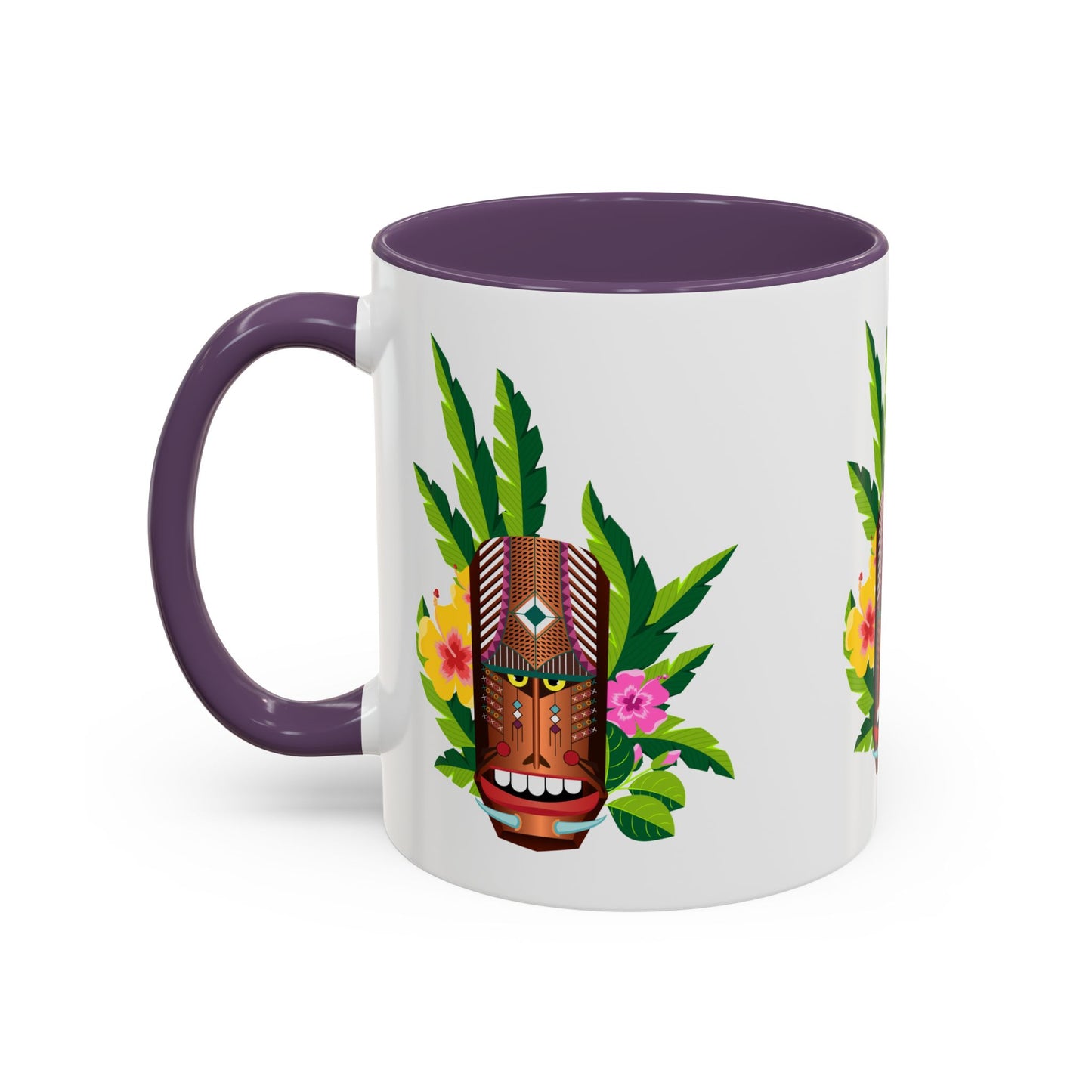 Accent Coffee Mug (11, 15oz), 8 Colors - Tiki Boss Loika