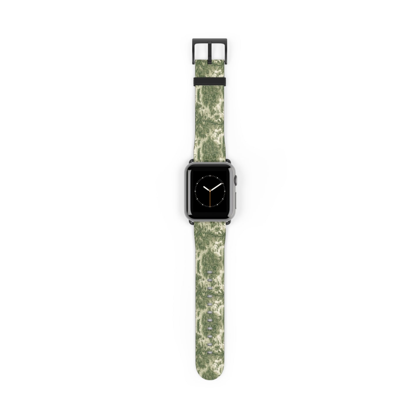 Apple Watch Band - Tropical Toile, green