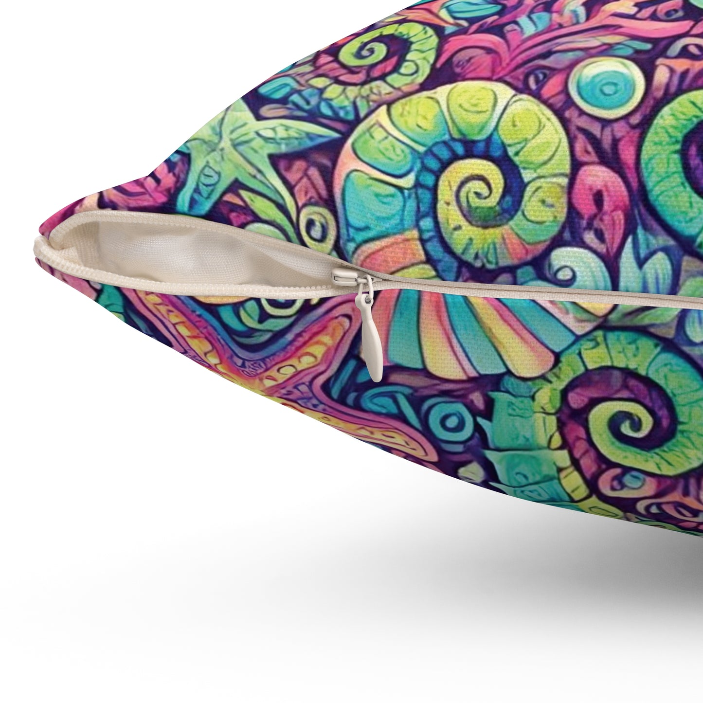 Decorative Pillow - Accent Cushion, 4 Sizes / Seahorse Trio