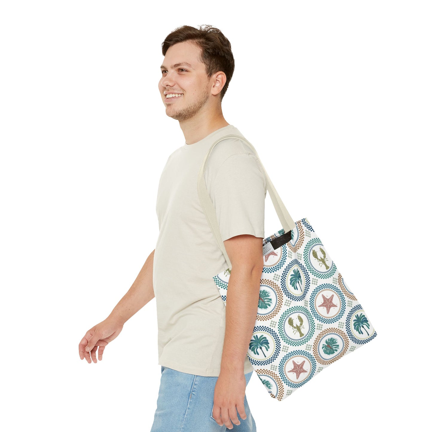 Mosaic Tropi Sealife Tote Bag - 3 Sizes