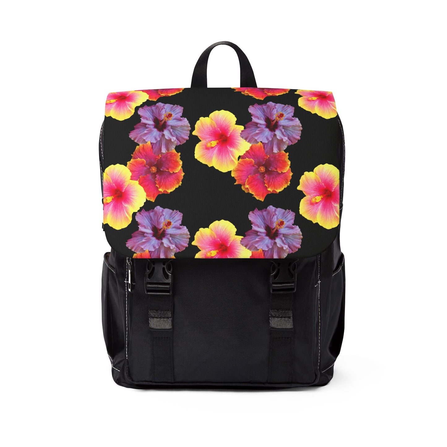 Hibiscus Flowers Trio Casual Backpack - Perfect for Everyday Adventures
