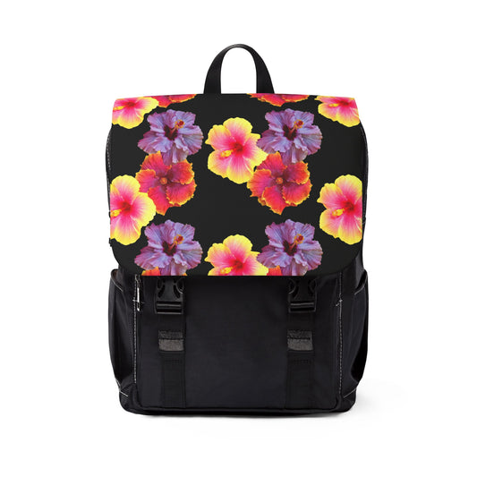 Hibiscus Flowers Trio Casual Backpack - Perfect for Everyday Adventures